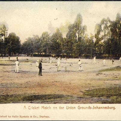 Johannesburg Union Grounds - A cricket match