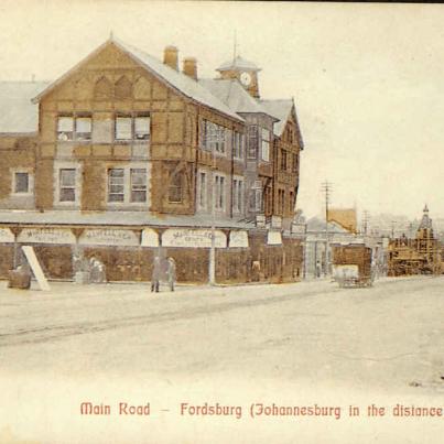 Johannesburg Fordsburg Main Road (Jhb in the distance)