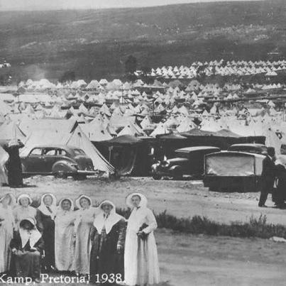 Eeufees Kamp Pretoria 1938, en hoeksteen legging van die Voortrekker Monument
