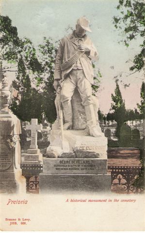 Pretoria Historical Monument in Cemetery