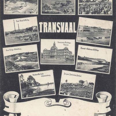 Transvaal overview, postal cancellation 1907