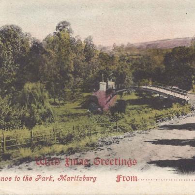 Entrance to the Park, Maritzburg
