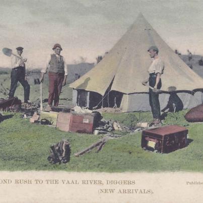 Diamond rush to the Vaal River, Diggers, new arrivals