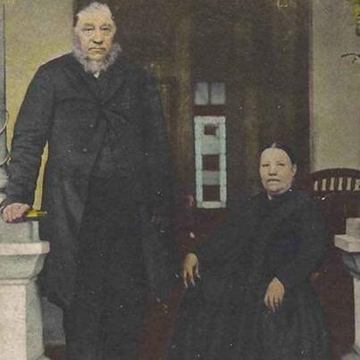 The late President Kruger and his wife