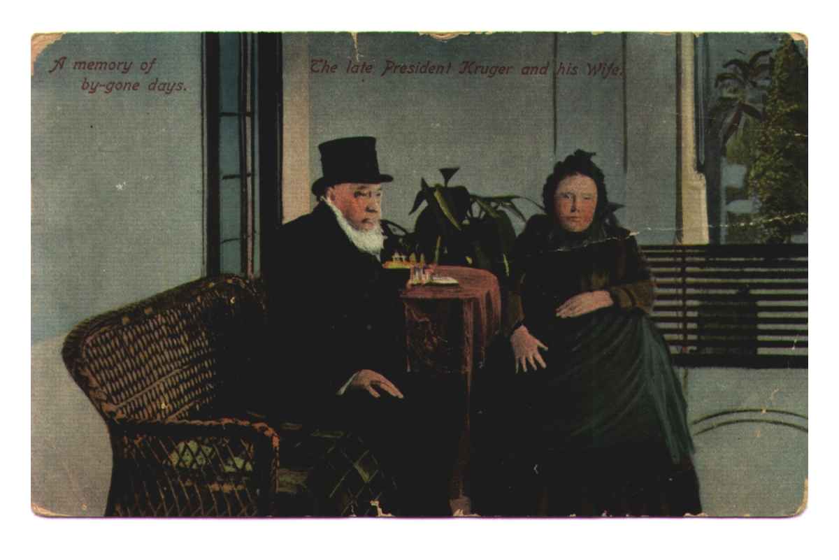 President Kruger and his wife