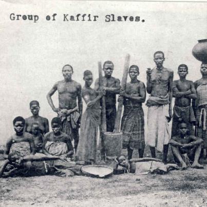 Group of Kaffir Slaves