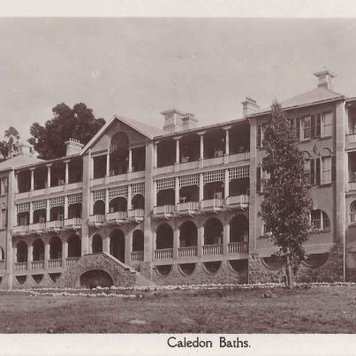 Caledon Baths Hotel at the hot water springs