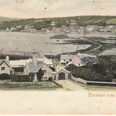 Cornwall, Marazion from St Michaels Mount