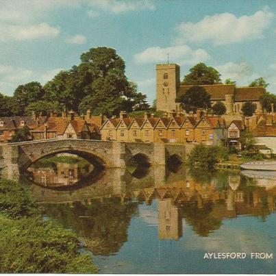 Aylesford from the river Medway