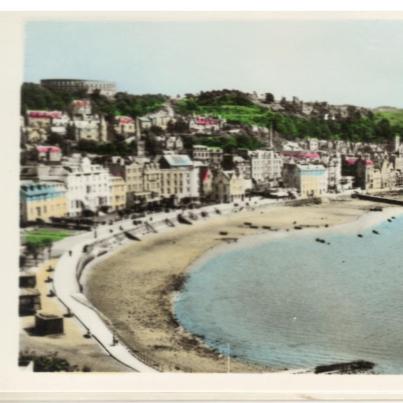 Oban, Corran Esplanade from the Cathedral Tower
