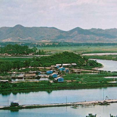 Shum-Chun _or Sham Chun_ River viewed from a hill at Lukmachow 