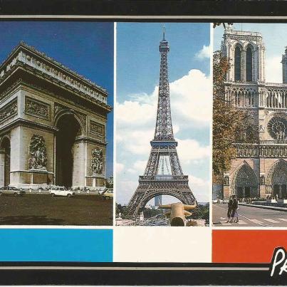 Parys_ L_Arc de Triomphe - La Tour Eiffel - Notre-Dame