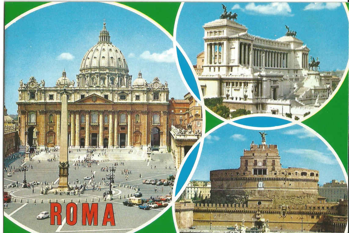 Rome, No detail on Post Card