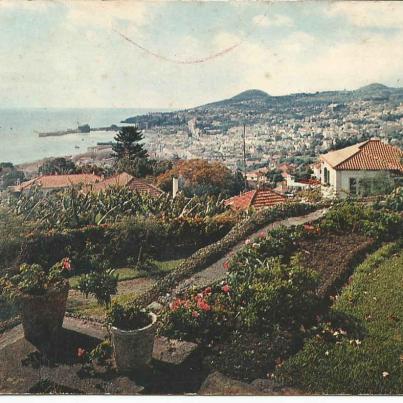 Portugal, Madeira, Funchal from a private Quinta on the East side