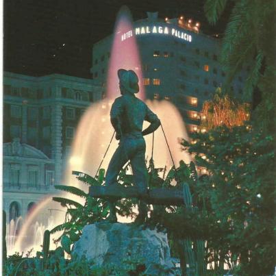 Malaga_ _Costa del Sol_ El Cenachero by night