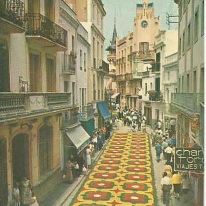Sitges, Flowers Carpet on Corpus Day