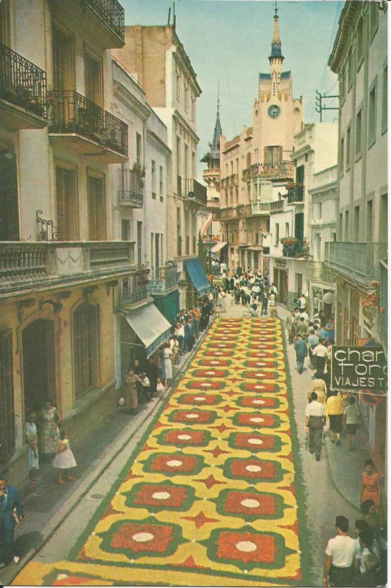 Sitges, Flowers Carpet on Corpus Day