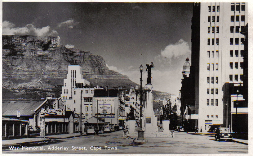 Cape Town Adderley Street War Memorial