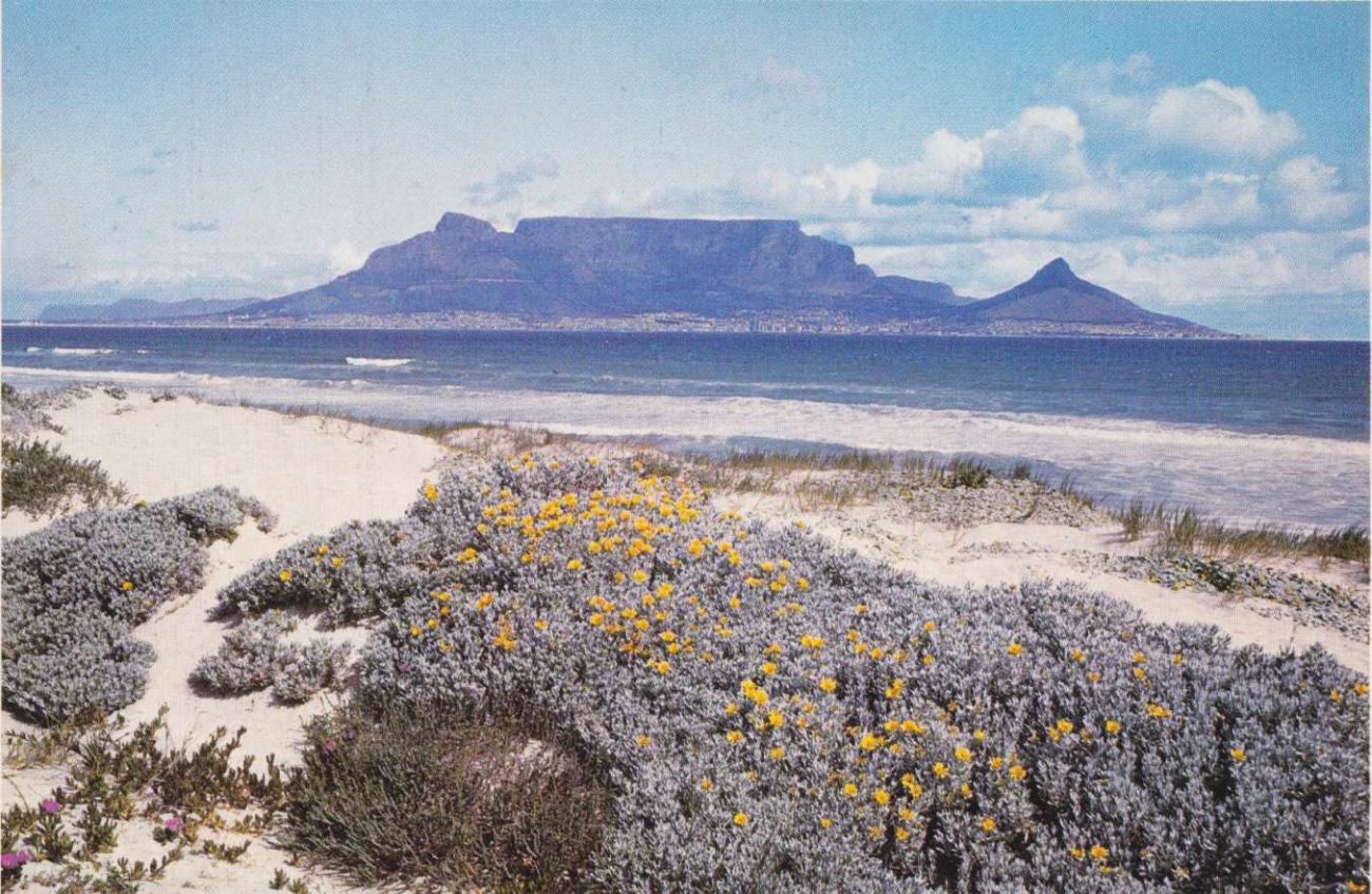 Tafelberg vanaf Bloubergstrand