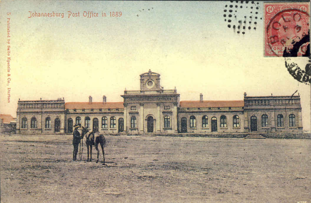Post Office in 1889, Johannesburg