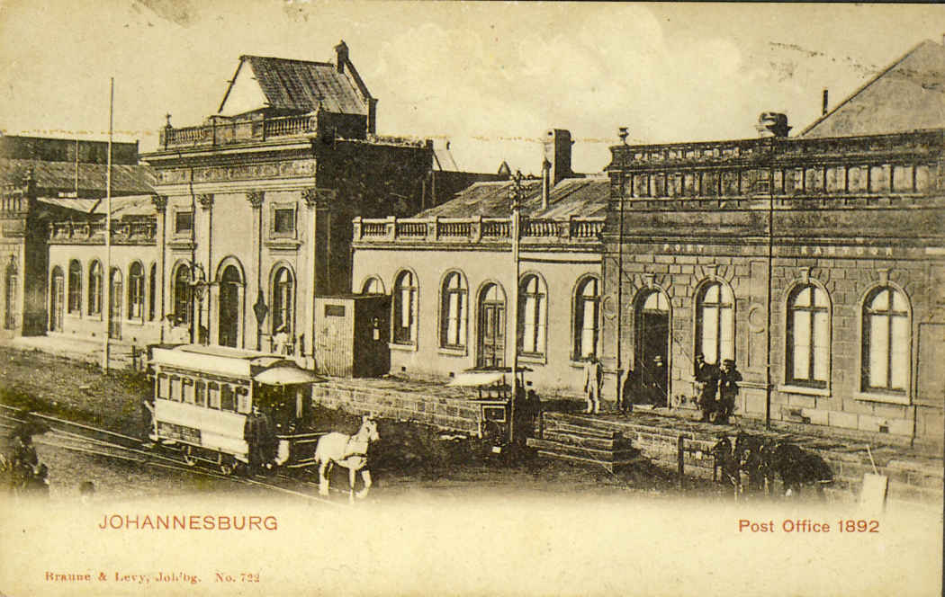 Post Office in 1892, Johannesburg