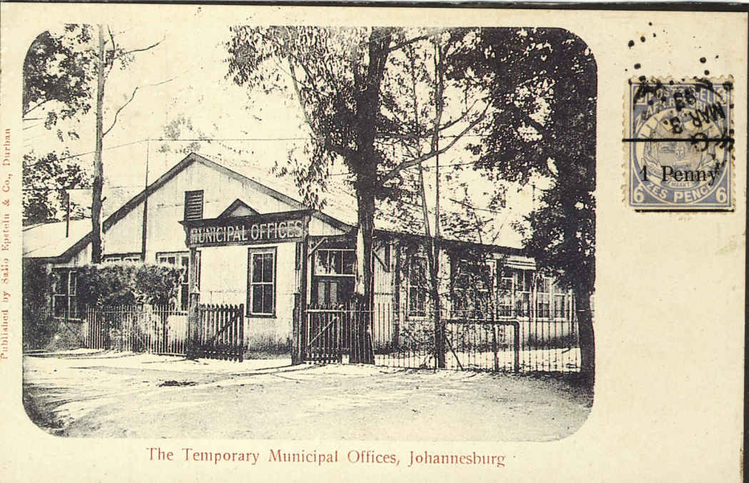Johannesburg The Temporary Municipal Offices
