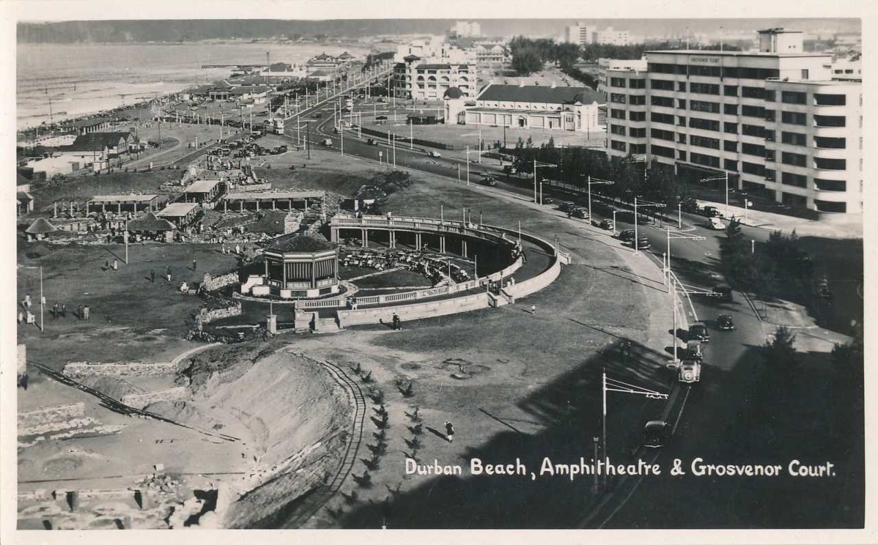 Durban Beach, Amphitheatre and Grosvenor Court