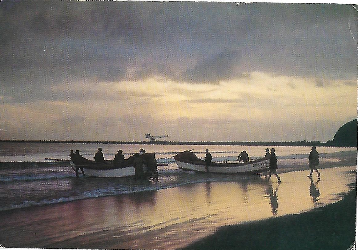 Fishermen start their day, Durban - 1968