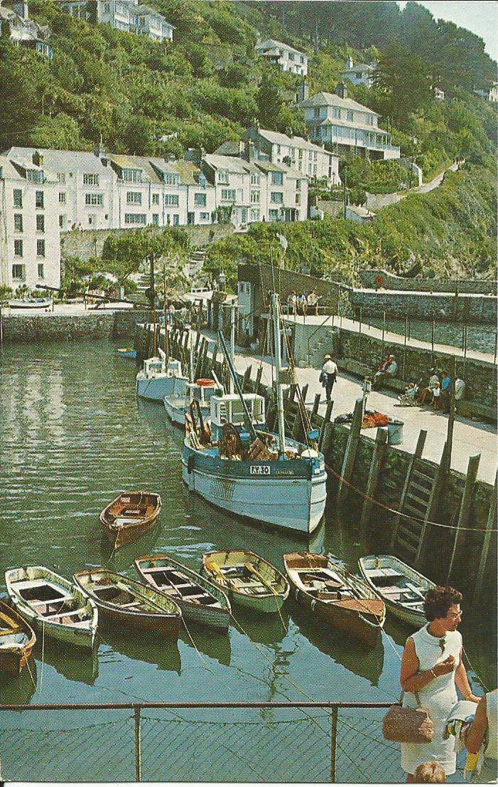 Cornwall, Polperro, The Harbour, Fishing Boats